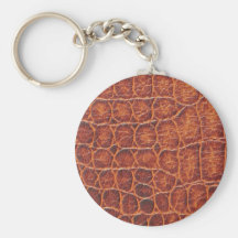 Crocodile Skin Key Chains