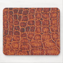 Crocodile Skin Mouse Pad