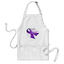 Crohn's Disease Awareness Ribbon Apron