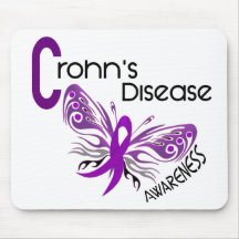 Crohn's Disease BUTTERFLY 3 Mousepads