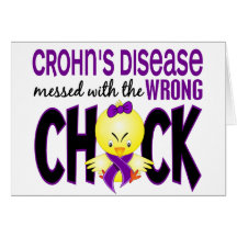 Crohn's Disease Messed With The Wrong Chick Card