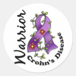 Crohn's Disease Warrior 15 Round Sticker