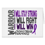 Crohn's Disease Warrior Greeting Card