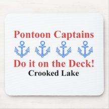 crooked pontoon mousepads