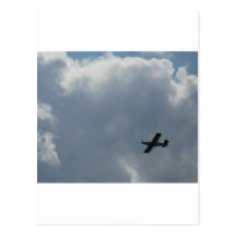 crop dusting post card