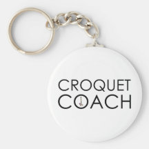 Croquet Coach Key Chains