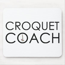 Croquet Coach Mouse Pad