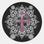 Cross2-W Stickers