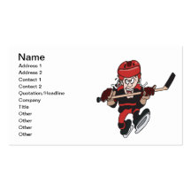 Cross Checking Business Card Template
