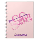 Cross Country Girl Spiral Notebook