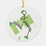 Cross Country Grass Runner Christmas Tree Ornament
