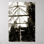 cross in the sun print