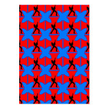 "Cross Pattern" Chubby Card Business Card Templates