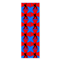 Cross Pattern - Skinny Card Business Card Templates