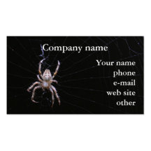 Cross Spider ~ biz card Business Card Template