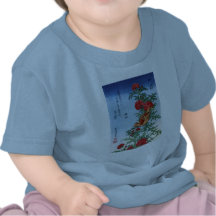 Crossbill on a Thistle, Hokusai T Shirts
