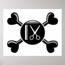 Crossbones Cosmetology Poster