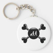 Crossbones Evolutionary Biology Key Chains
