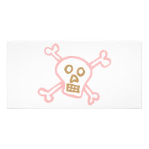 Crossbones! Personalized Photo Card