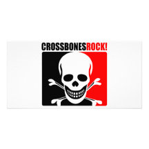 Crossbones Rock! Picture Card