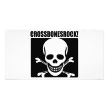 Crossbones Rock! Picture Card