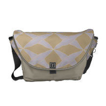Crossed Leaves Messenger Bag