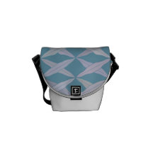 Crossed Leaves Messenger Bag