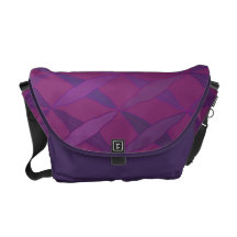 Crossed Leaves Messenger Bag