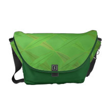 Crossed Leaves Messenger Bag