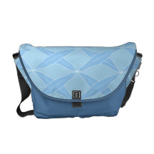 Crossed Leaves Messenger Bag