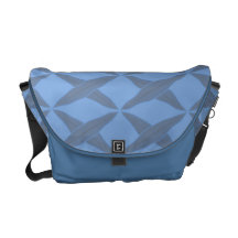 Crossed Leaves Messenger Bag