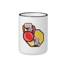 Crossfit Training Lifting Kettlebell Front Mug