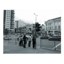 Crossing the Road Postcard