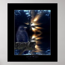 CROW Fantasy Art Poster