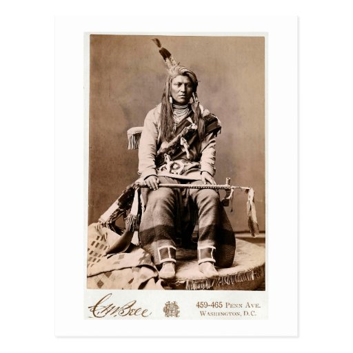 Crow Indian 1880 Post Card