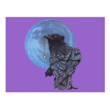 Crow Moon Postcard