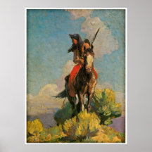 Crow Outlier by William Herbert Dunton Print