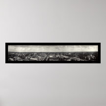 Crowley LA Panoramic Photo 1921 Poster