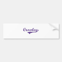 Crowley Louisiana Classic Design Bumper Stickers