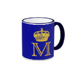 Crown Monogram Mugs