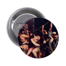 Crown Of Thorns., By Tizian (Best Quality) Pinback Buttons