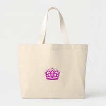 Crown Princess Canvas Bags