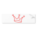 crown-red-2 bumper stickers