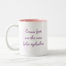 Crows Feet/False Eyelashes mug