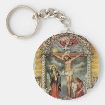 Crucifixion of Christ Keychains