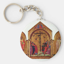 Crucifixion Triptych Left: St. Nicholas Keychains