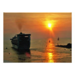 Cruise ship leaving Puerto Vallarta Photograph