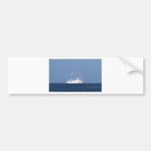 Cruise Ship With Sails Bumper Stickers