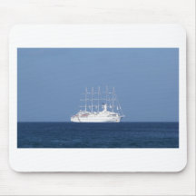 Cruise Ship With Sails Mousemat