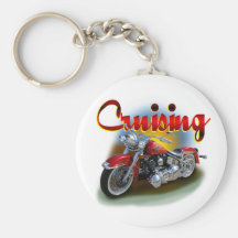 Cruising bike keychain